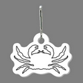 Zippy Clip - Crab Outline Tag W/ Clip Tab